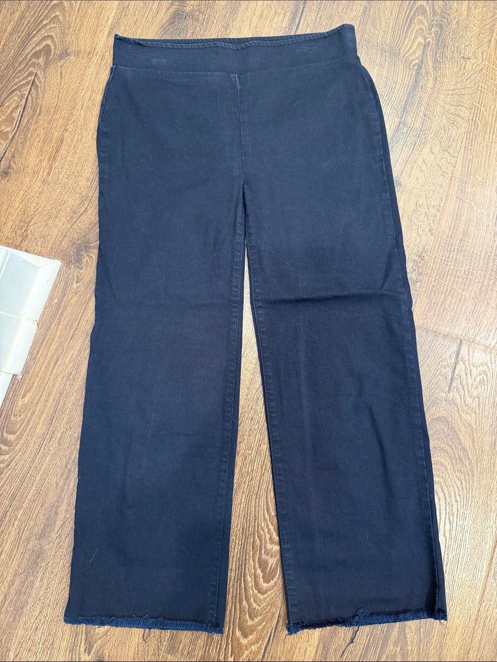 Women's Navy Straight-Leg Jeans